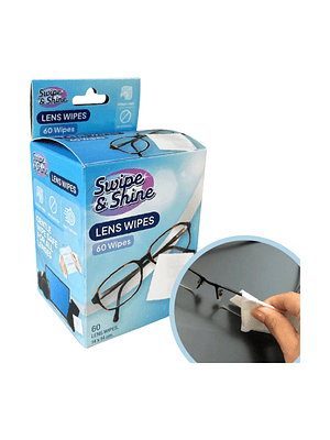 Paños Limpieza Anteojos Swipe & Shine 60 Unid