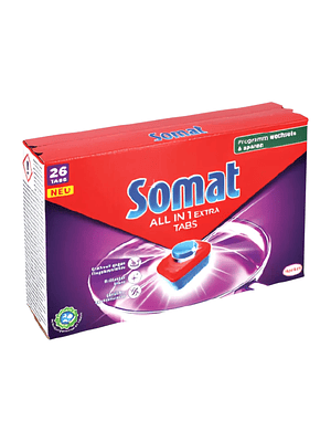 Pastillas Lavavajillas Somat 26 Unidades