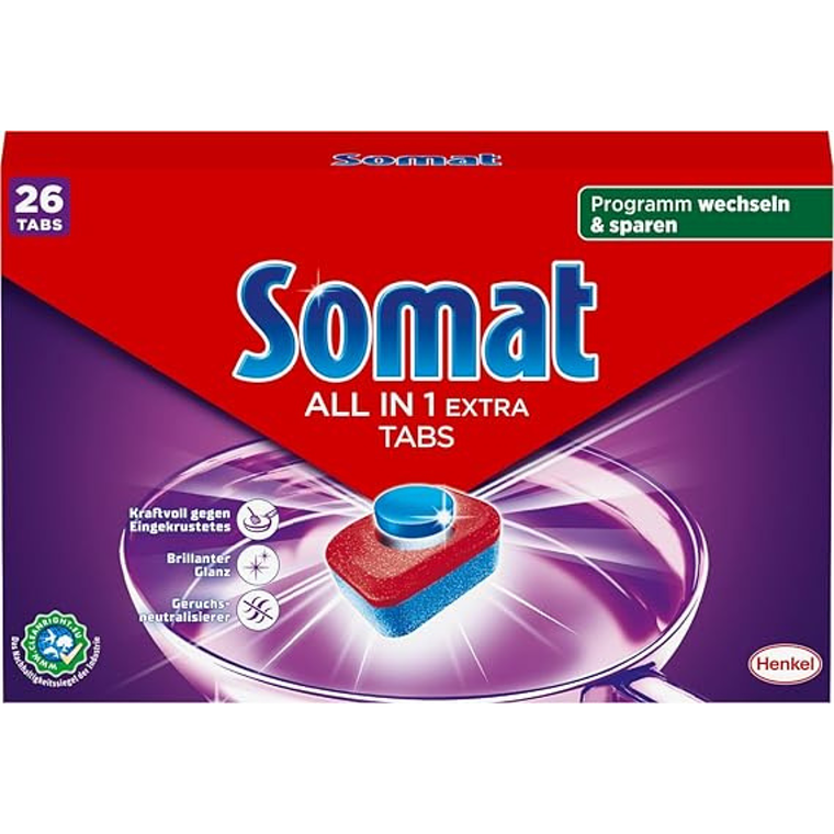 Pastillas Lavavajillas Somat 26 Unidades 2