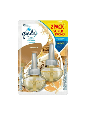 Recarga Glade Aceite Natural Vainilla 21mlx2unid