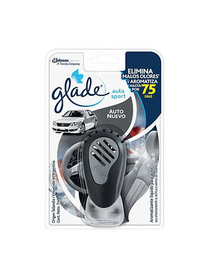 Aromatizante Glade Auto Nuevo Aparato + Repuesto 7ml