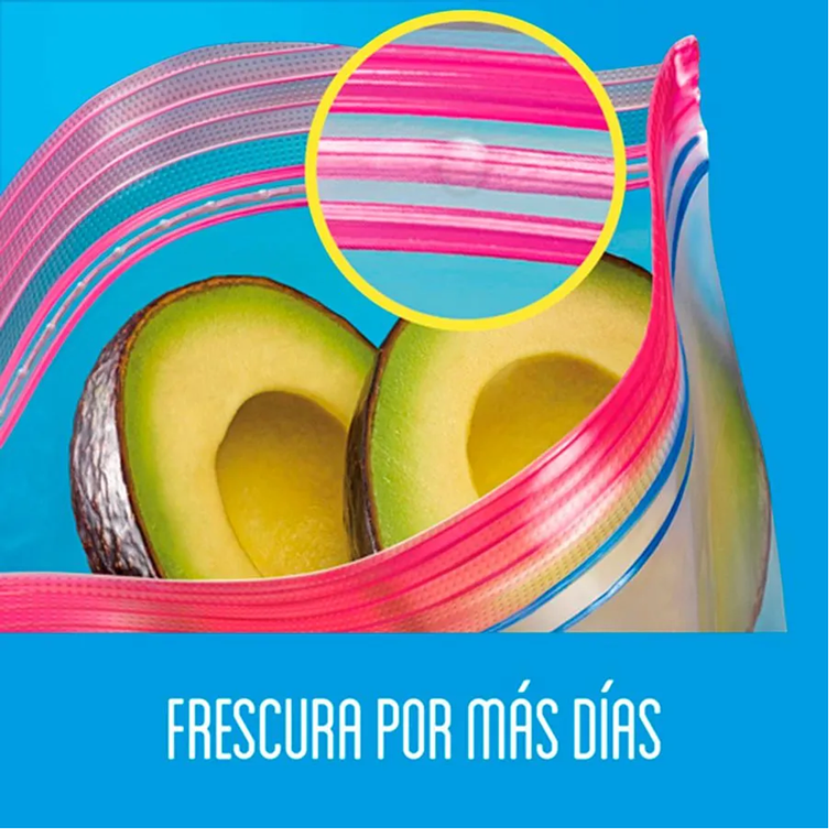 Bolsas Multiuso Para Conservar Ziploc Medianas 24 Unid 2