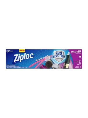Bolsa Para Organizar Ziploc Grande Cierre Fácil 15un