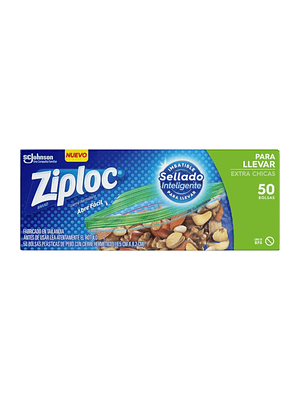 Bolsas Multiuso Para Llevar Ziploc Extra Chicas 50unid