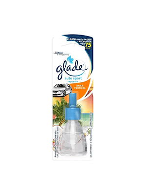 Recarga Aromatizante Glade Auto Brisa Tropical 7ml