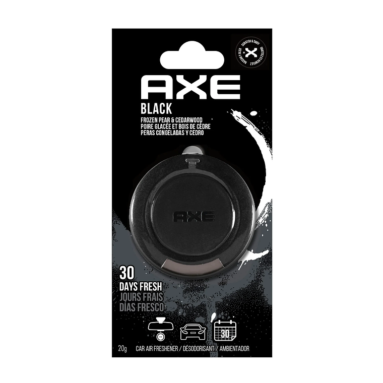 Aromatizante Para Autos Axe colgante Black 19gr 1