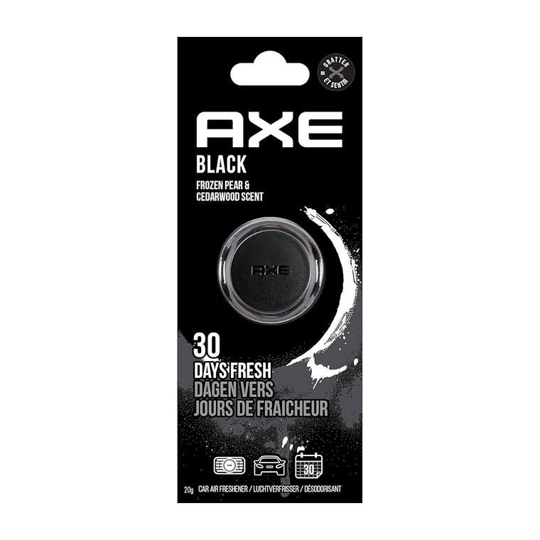 Aromatizante Para Autos Axe Rejilla Black 19gr 1