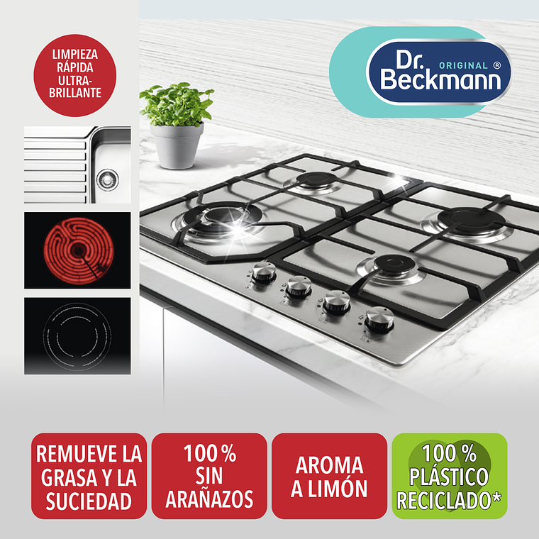 Limpiador Acero Inoxidable Dr. Beckmann 250ml 3