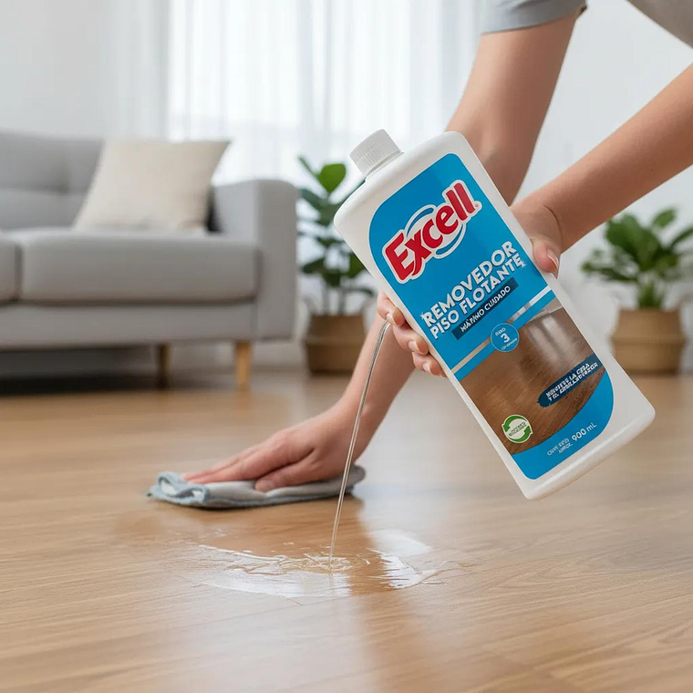 Removedor De Abrillantador De Piso Flotante Excell 900 Ml 3