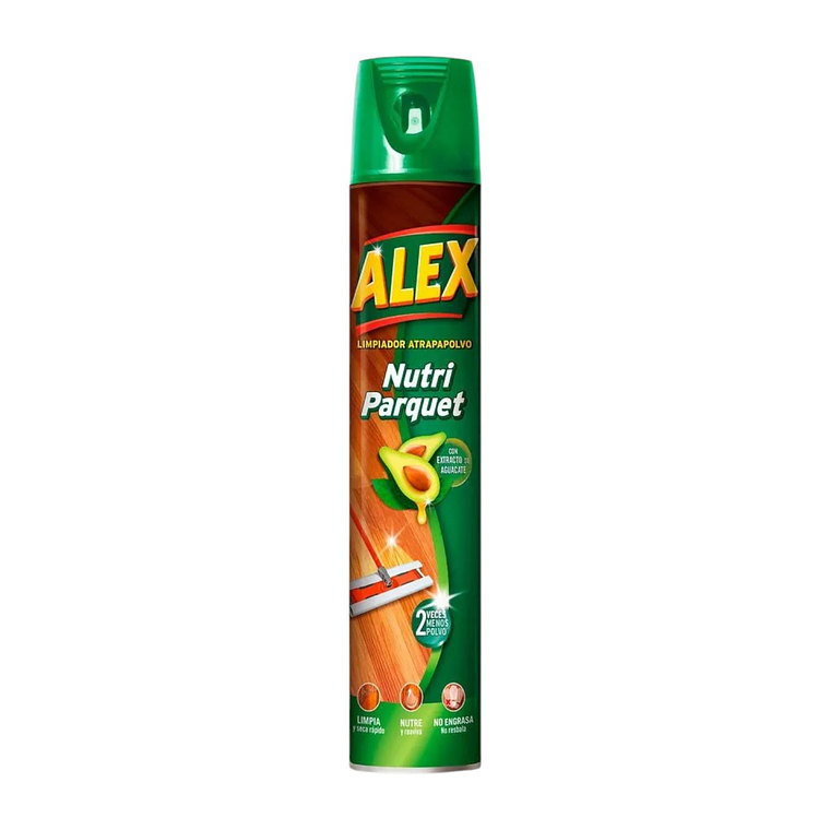 Alex Atrapa Polvo Limpieza Parquet Aerosol 750cc 1