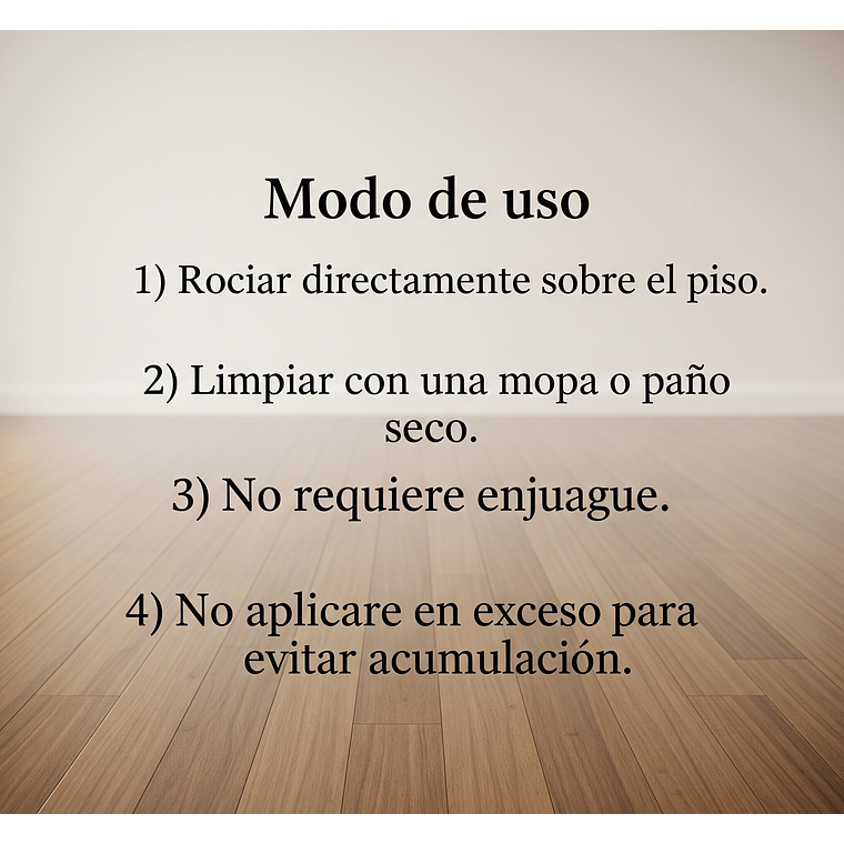 Limpiador piso madera Alex directo al piso 1 L 2