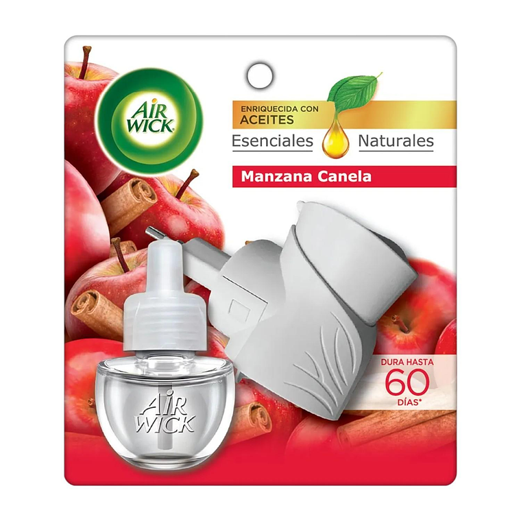 Aparato Electrico Air Wick Manzana Canela + Repuesto 21ml 1