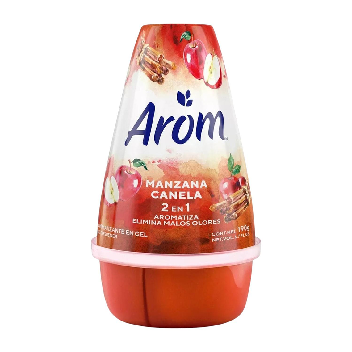 Desodorante Ambiental Cono Gel Arom Manzana Canela 190gr 1