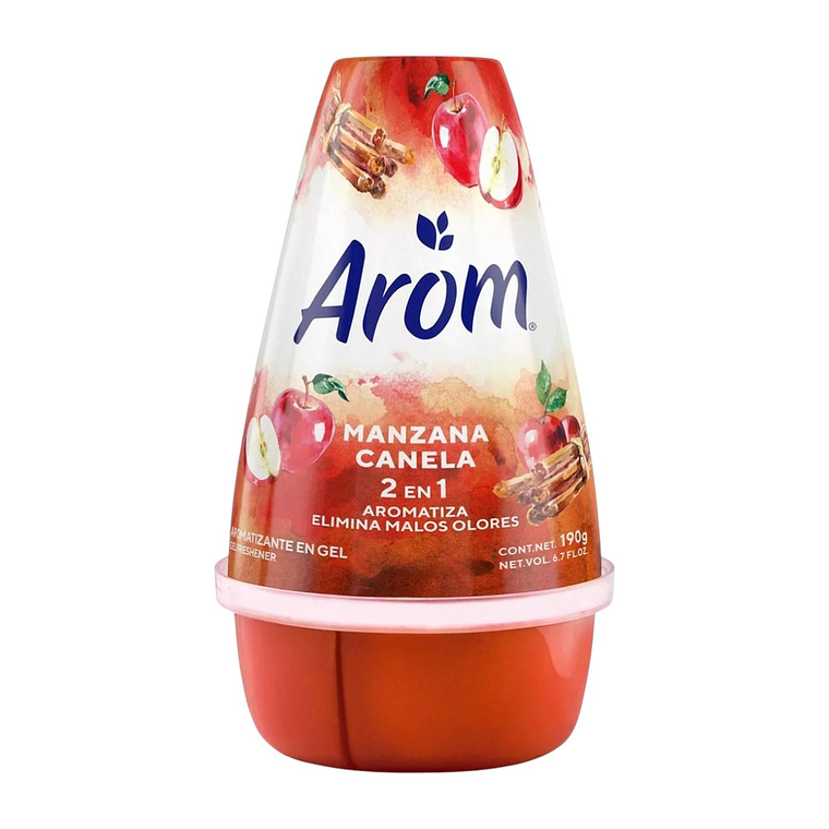 Desodorante Ambiental Cono Gel Arom Manzana Canela 190gr 1