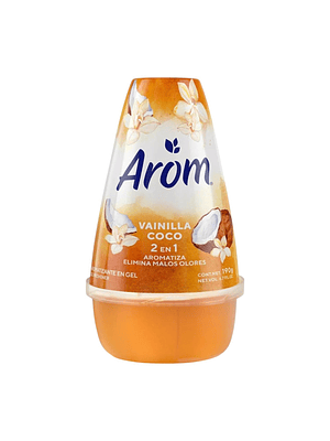 Desodorante Ambiental Cono Gel Arom Vainilla Coco 190gr