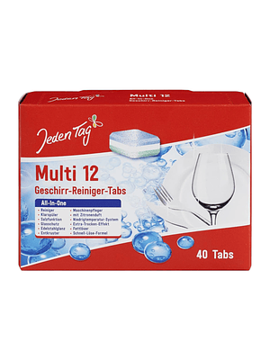 Pastillas Lavavajillas Jeden Tag 40 Unidades