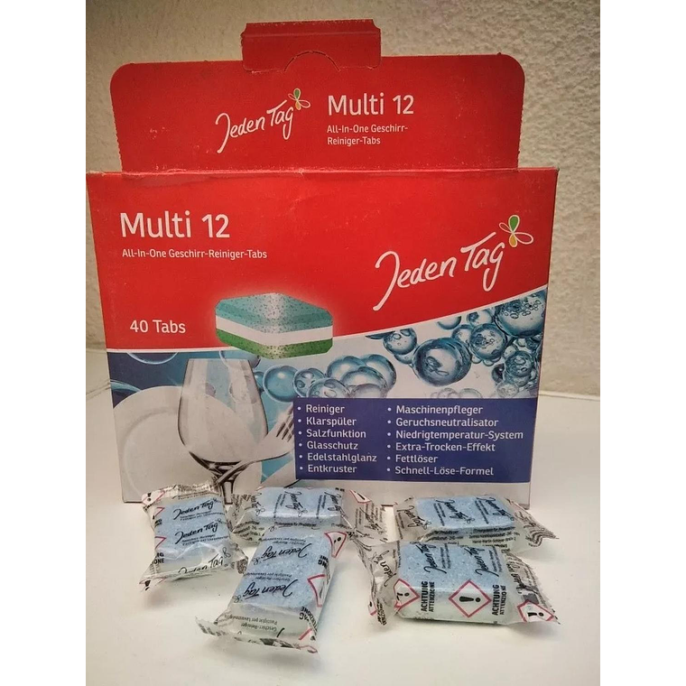 Pastillas Lavavajillas Jeden Tag 40 Unidades 3