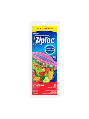 Bolsas Ziploc Grandes 10 Un Para Conservar