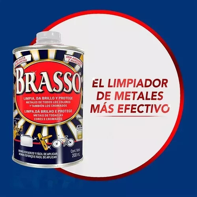 Pulidor de Metales Brasso 200 ml – Cobre, Latón y Acero 3