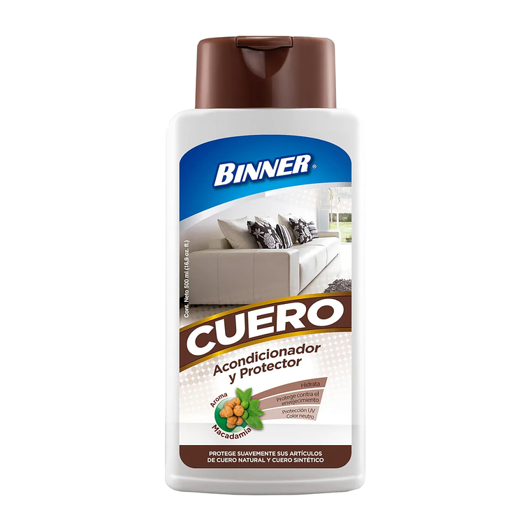 Limpiador y Protector de Cuero 500ml Binner 1