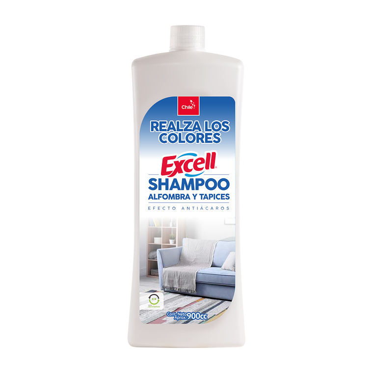 Shampoo Para Alfombras Y Tapices Excell 900ml 1