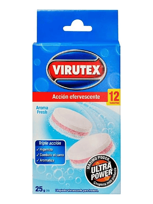 Pastillas Inodoro Efervescentes Antisarro Virutex 12tabletas