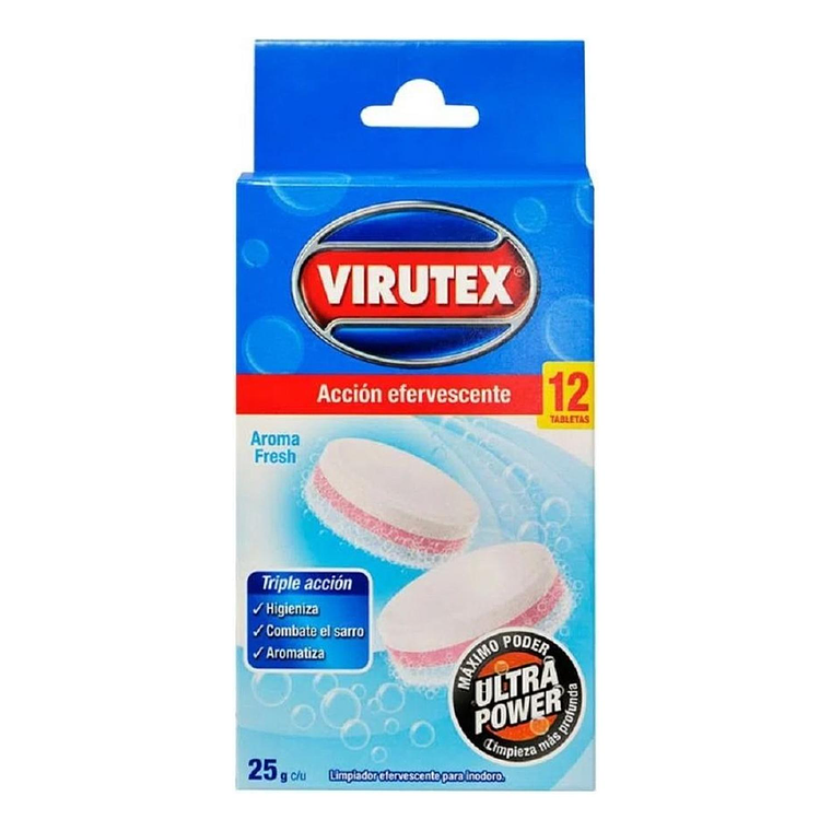 Pastillas Inodoro Efervescentes Antisarro Virutex 12tabletas 1