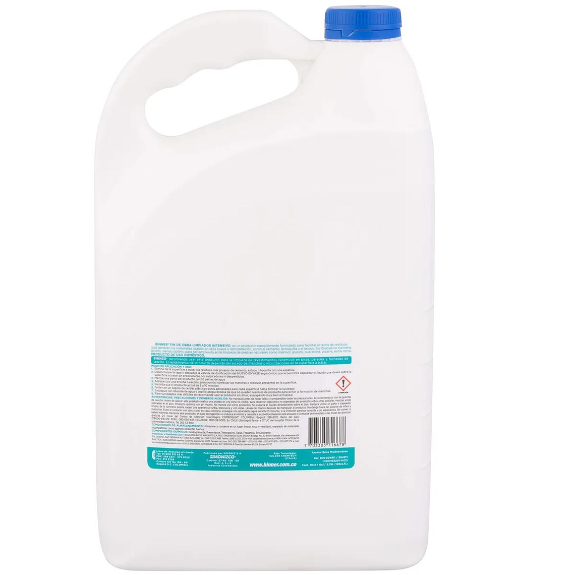 Limpiador Removedor Fin De Obras Binner 1 Galon 2