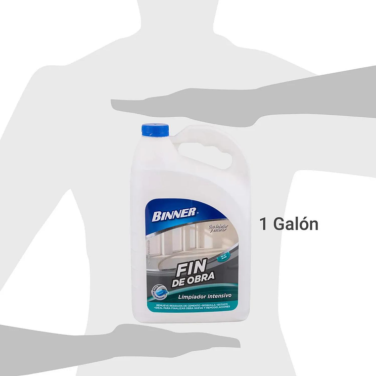Limpiador Removedor Fin De Obras Binner 1 Galon 3