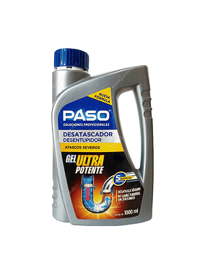 Destapa Desatasca Cañerias Atascos Severos Gel 1l