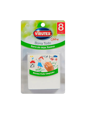 Esponja Mágica Borra Todo Virutex Pack 8 Limpia Paredes