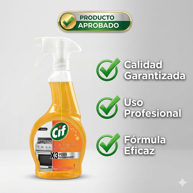 Cif Desengrasante Antigrasa Biodegradable Gatillo 500 Ml Cocina 6