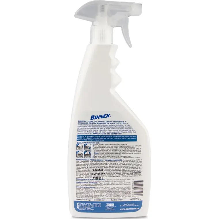 Limpiador Protector Porcelanato Binner 700ml 3