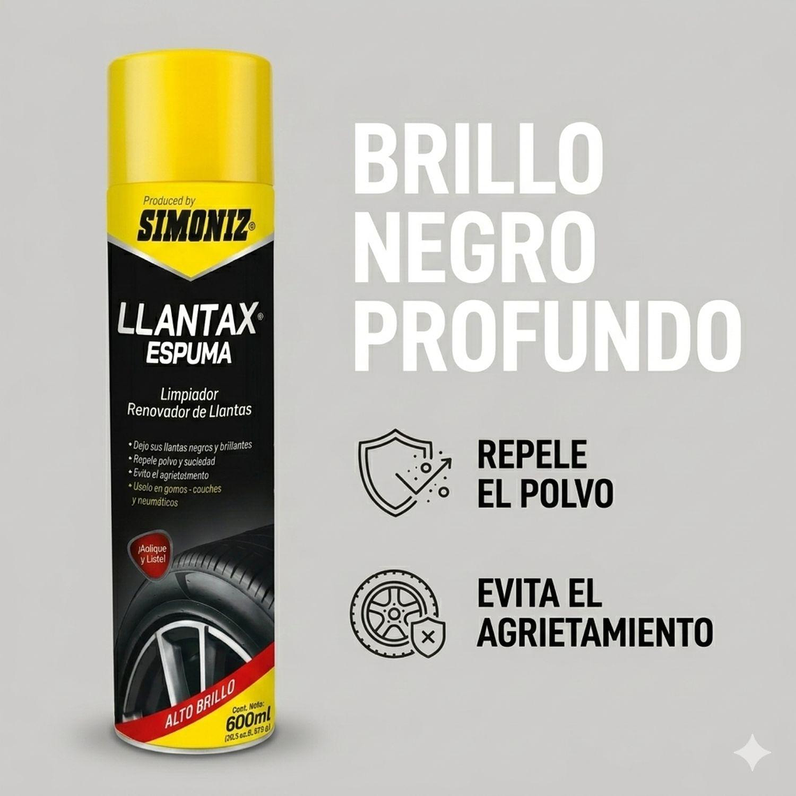 Limpiador de Llantas Simoniz Espuma Para Rines 480ml 3