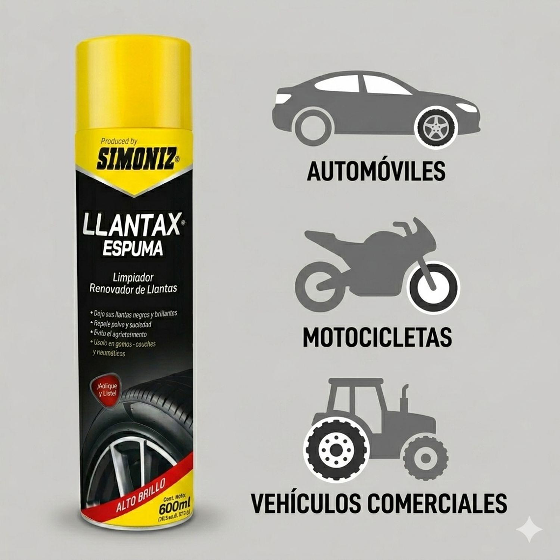 Limpiador de Llantas Simoniz Espuma Para Rines 480ml 4