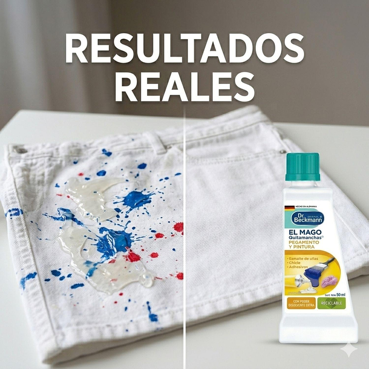Quitamanchas Pegamento Y Pintura Dr Beckmann 50ml Ropa 3