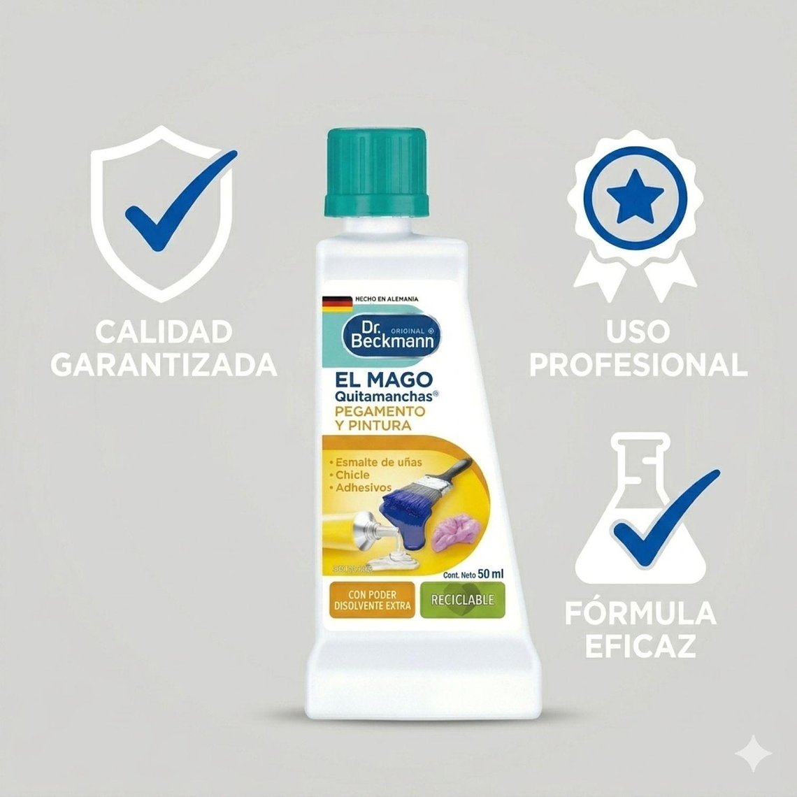 Quitamanchas Pegamento Y Pintura Dr Beckmann 50ml Ropa 6