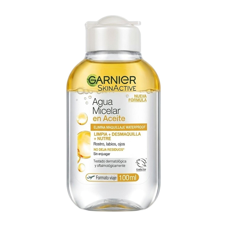 Agua Micelar En Aceite Garnier Desmaquilla Waterproof 100ml 1
