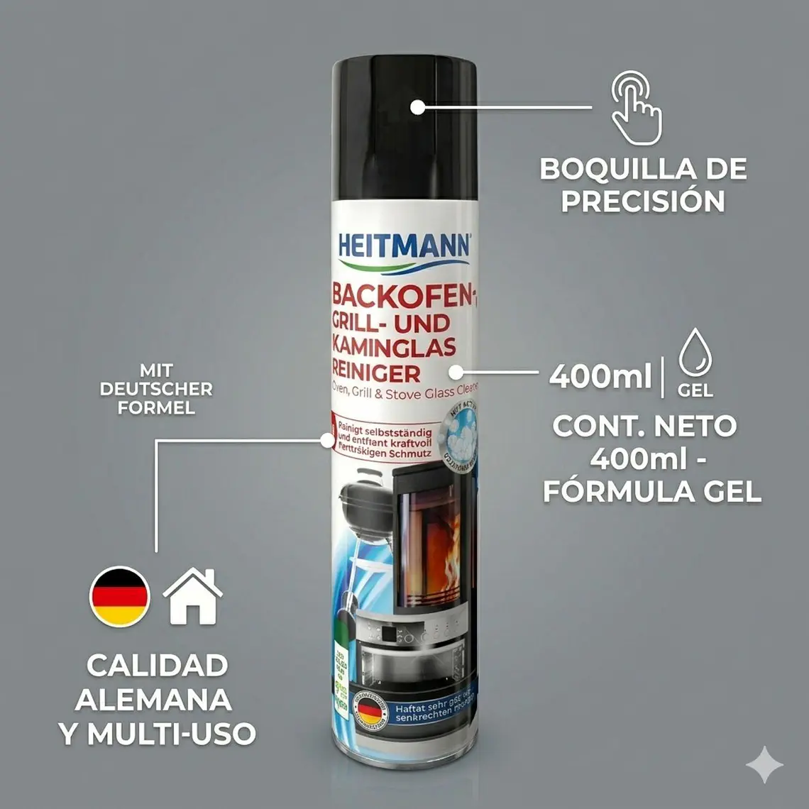 Limpiador Horno, Parrilla Y Chimenea 400ml 6