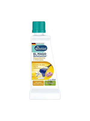 Quitamanchas Pegamento Y Pintura Dr Beckmann 50ml Ropa