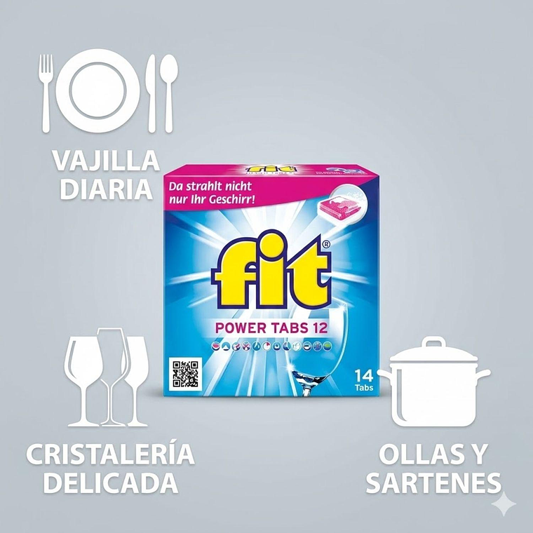 Lavavajillas Cápsulas Fit 14 Un Detergente Lavaplatos 4