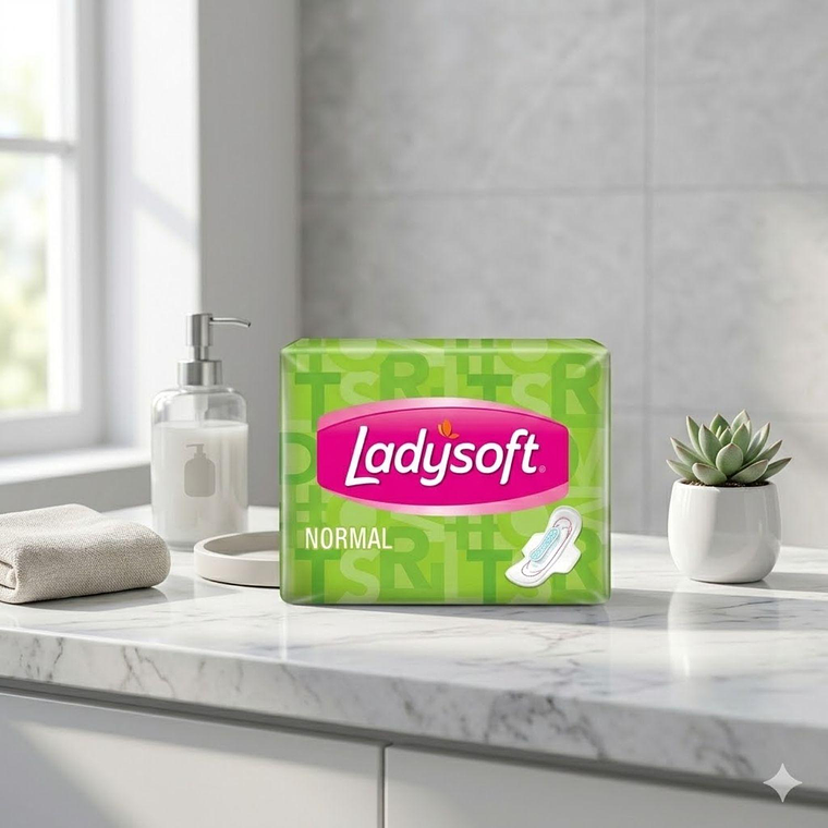 Toallas Femeninas Ladysoft Normal Tela Suave Con Alas 8u 6