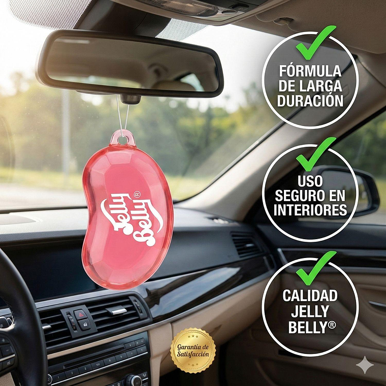 Aromatizante Auto Jelly Belly 3D Tutti Frutti Colgante 2