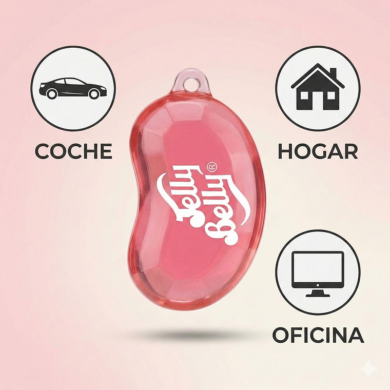 Aromatizante Auto Jelly Belly 3D Tutti Frutti Colgante 5