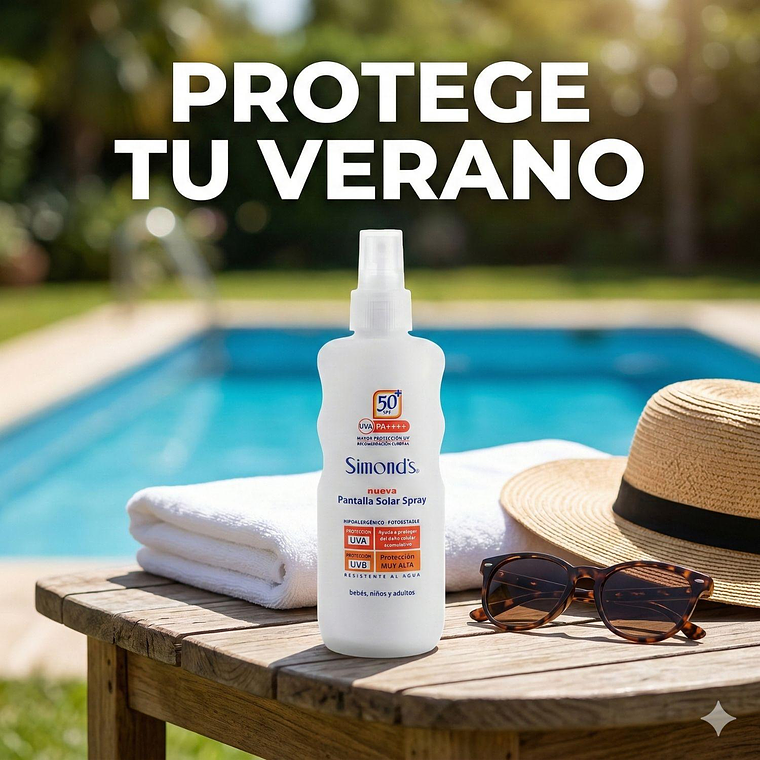 Protector Solar Simonds Spray FPS50 190ml 6