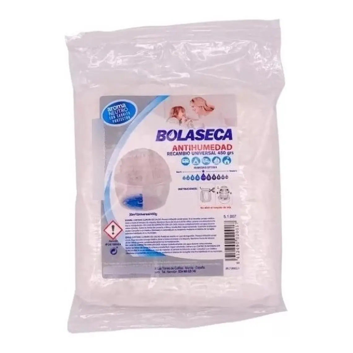 Recarga Antihumedad 450g Bolaseca Clóset Hogar 7