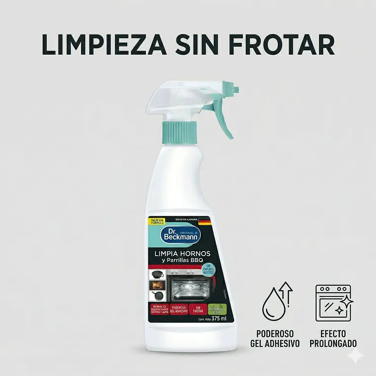 Limpia Hornos y Parrilla BBQ Dr. Beckmann 375ml 2