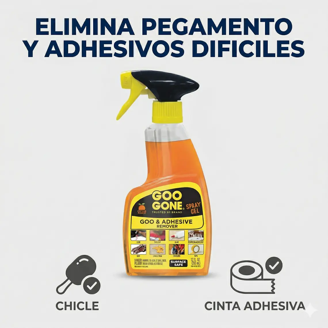 Removedor De Adhesivos Spray Gel 355ml 2