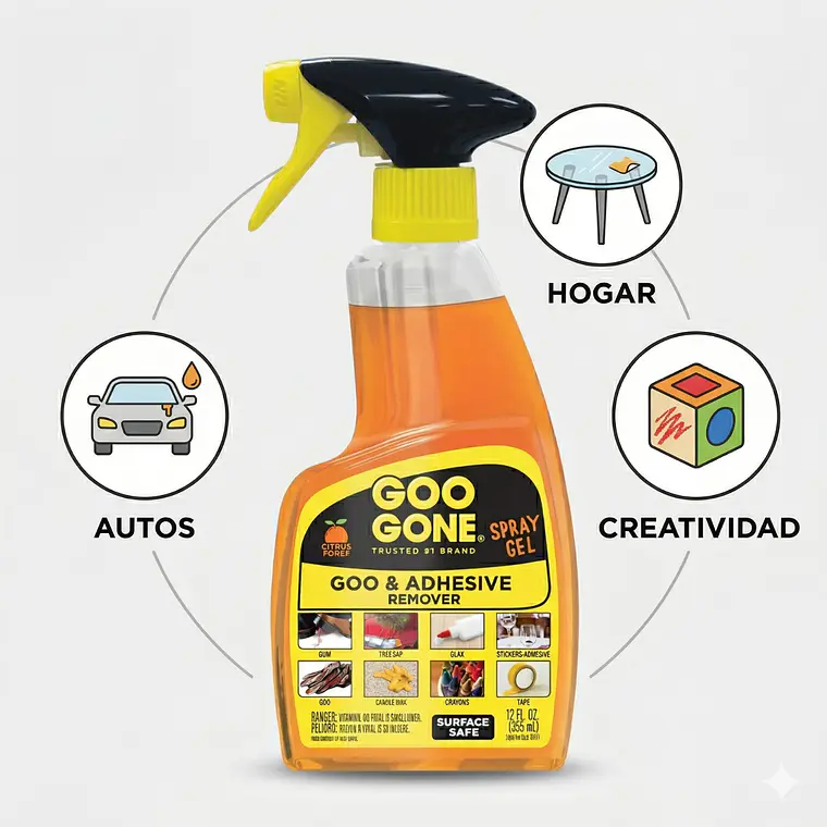 Removedor De Adhesivos Spray Gel 355ml 3