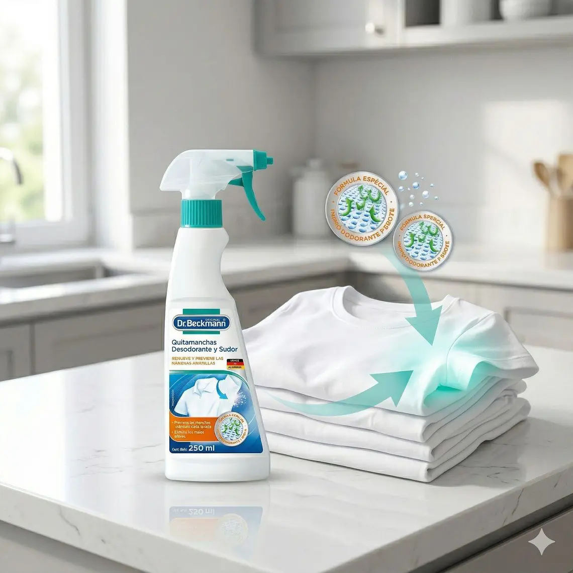 Quitamanchas Desodorante Y Sudor 250ml 8